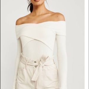 SOLD Abercrombie & Fitch Off-shoulder Bodysuit
